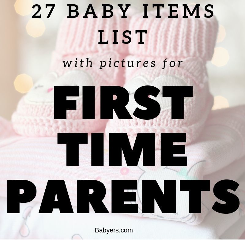 27 baby items list with pictures