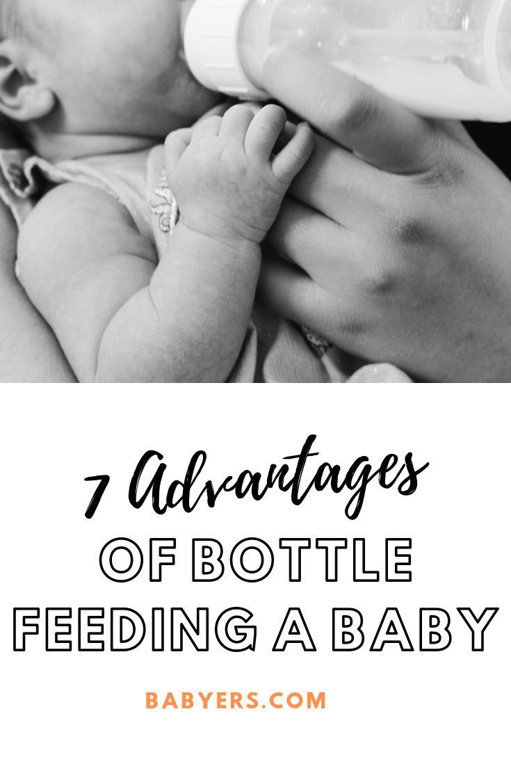 advantages of bottle feeding a baby