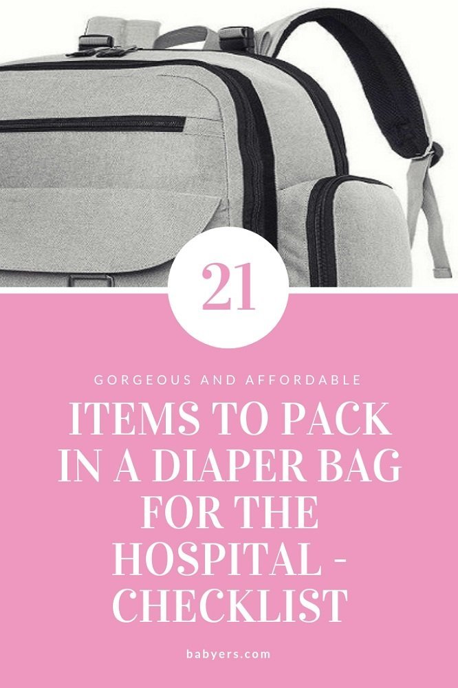 What To Pack in a Diaper Bag for the Hospital