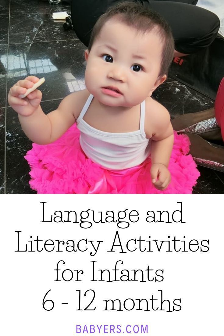 Language and Literacy Activities for Infants 3 months onwards.